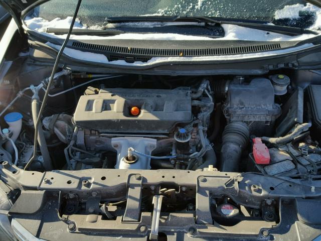 19XFB2F98CE000653 - 2012 HONDA CIVIC EXL GRAY photo 7