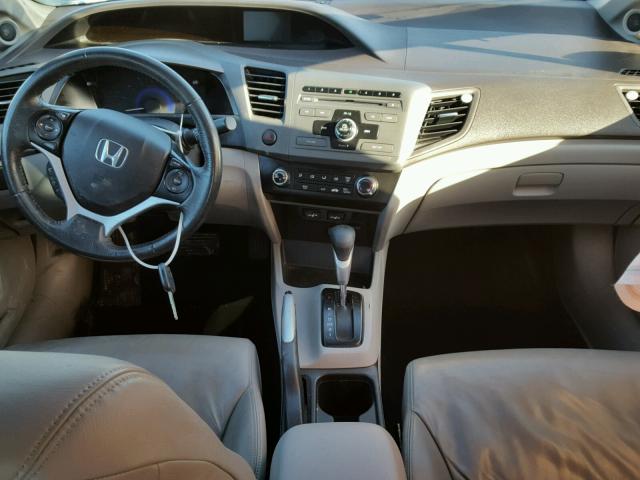 19XFB2F98CE000653 - 2012 HONDA CIVIC EXL GRAY photo 9