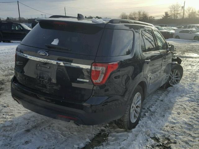 1FM5K7BH6GGB57685 - 2016 FORD EXPLORER BLACK photo 4