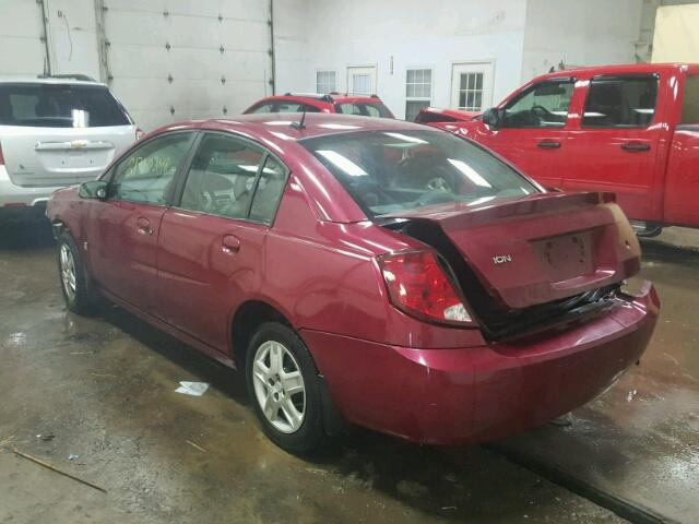 1G8AJ55F56Z179226 - 2006 SATURN ION LEVEL MAROON photo 3