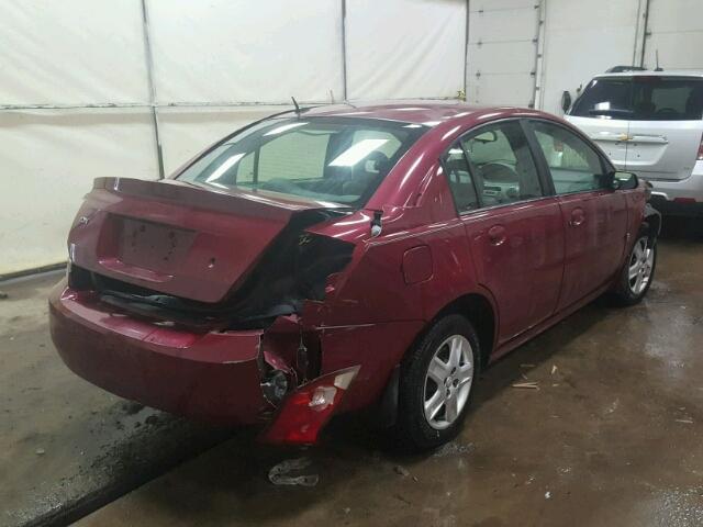 1G8AJ55F56Z179226 - 2006 SATURN ION LEVEL MAROON photo 4