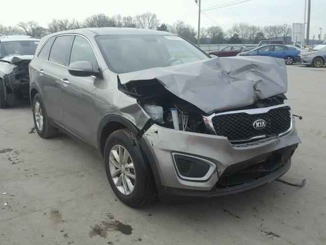 5XYPG4A31HG287526 - 2017 KIA SORENTO LX GRAY photo 1