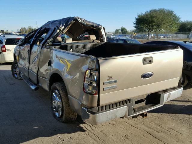 1FTPX12V46NB37463 - 2006 FORD F150 GOLD photo 3