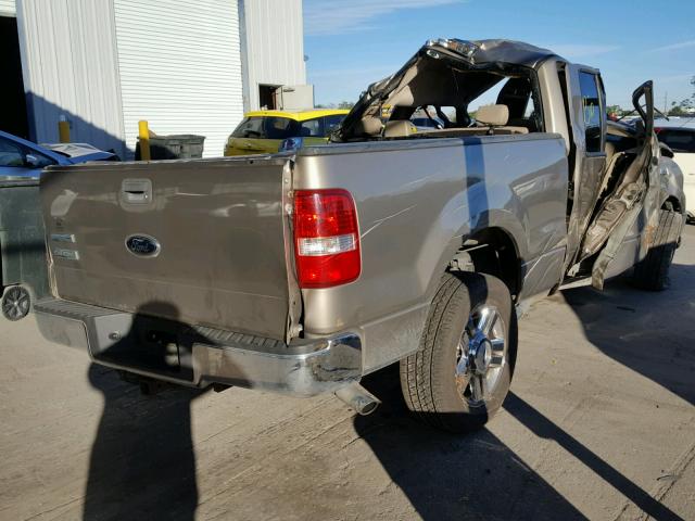 1FTPX12V46NB37463 - 2006 FORD F150 GOLD photo 4