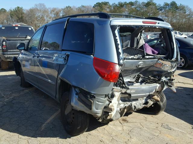 5TDZA23C26S546083 - 2006 TOYOTA SIENNA CE BLUE photo 3