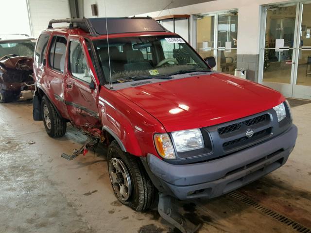 5N1ED28Y1YC608633 - 2000 NISSAN XTERRA XE RED photo 1