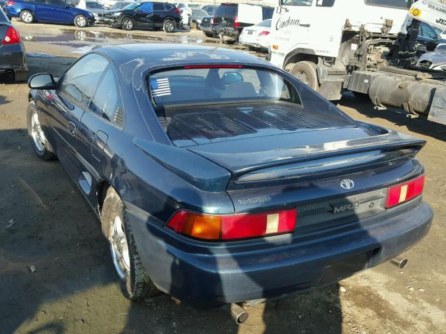 JT2SW21M9M0010559 - 1991 TOYOTA MR2 GREEN photo 3