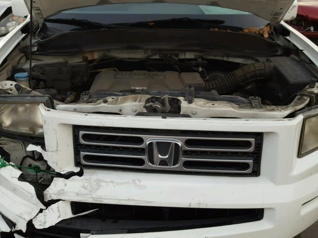 2HJYK16526H529312 - 2006 HONDA RIDGELINE WHITE photo 7