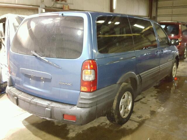 1GMDX03E2YD292092 - 2000 PONTIAC MONTANA BLUE photo 4