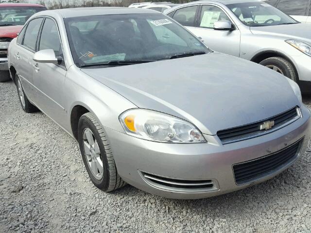 2G1WT58K679122181 - 2007 CHEVROLET IMPALA LT SILVER photo 1