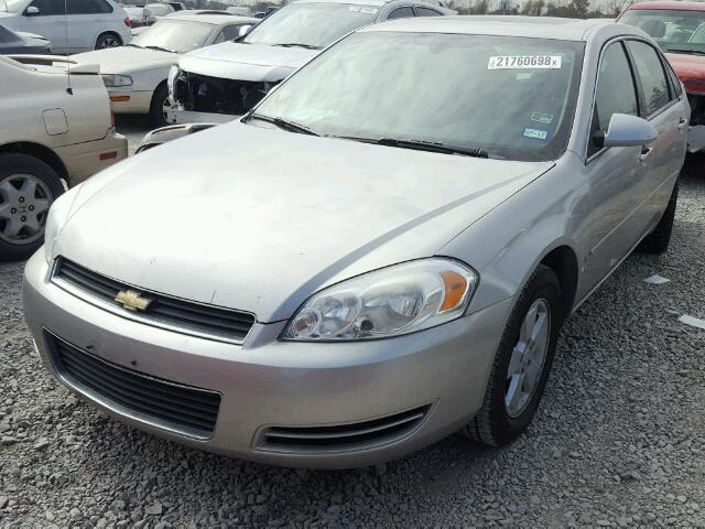 2G1WT58K679122181 - 2007 CHEVROLET IMPALA LT SILVER photo 2