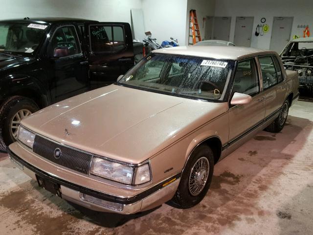 1G4CW51C9J1677654 - 1988 BUICK ELECTRA PA BEIGE photo 2