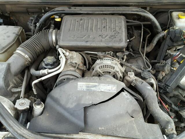 1J4HS58N46C208765 - 2006 JEEP GRAND CHER SILVER photo 7