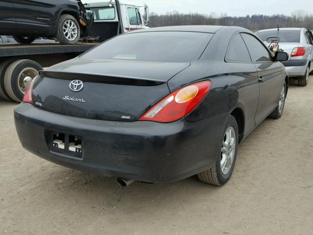 4T1CE38P36U575367 - 2006 TOYOTA CAMRY SOLA BLACK photo 4