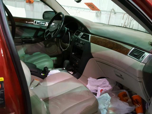 2C8GF68494R293432 - 2004 CHRYSLER PACIFICA RED photo 5