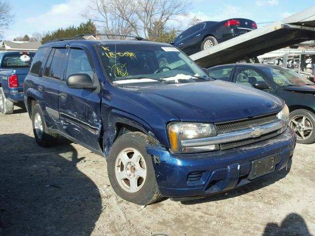 1GNDS13S632142061 - 2003 CHEVROLET TRAILBLAZE BLUE photo 1