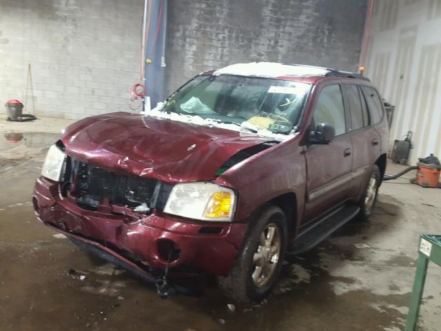 1GKDT13S032312022 - 2003 GMC ENVOY MAROON photo 2