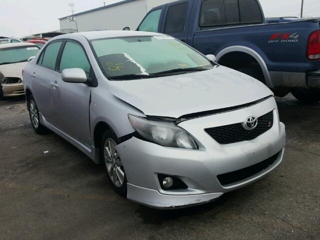 1NXBU4EE5AZ317836 - 2010 TOYOTA COROLLA BA SILVER photo 1