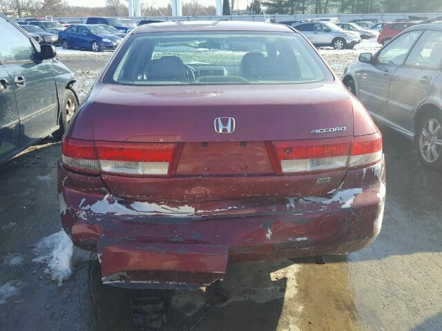 1HGCM66503A059136 - 2003 HONDA ACCORD EX MAROON photo 9