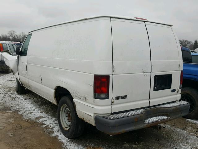 1FTNE24L55HB01809 - 2005 FORD ECONOLINE WHITE photo 3