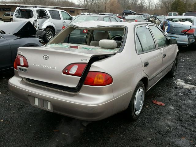 2T1BR12E2YC342998 - 2000 TOYOTA COROLLA VE TAN photo 4