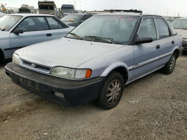 1Y1SK6463MZ026254 - 1991 GEO PRIZM BLUE photo 2