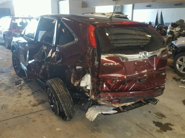 2HKRM4H48GH651836 - 2016 HONDA CR-V SE MAROON photo 3