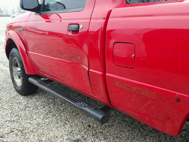 1FTYR11U53PB73170 - 2003 FORD RANGER RED photo 9