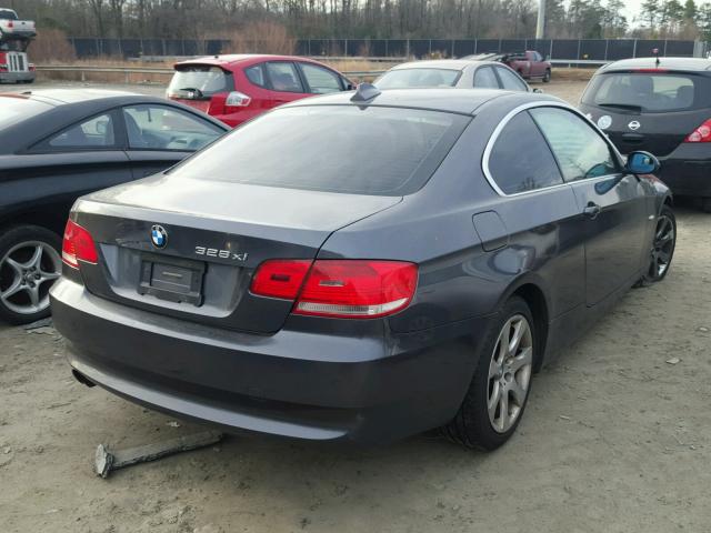 WBAWC33518PD09621 - 2008 BMW 328 XI GRAY photo 4