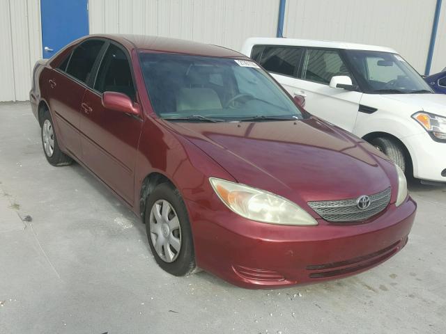 4T1BE32K04U272360 - 2004 TOYOTA CAMRY LE RED photo 1