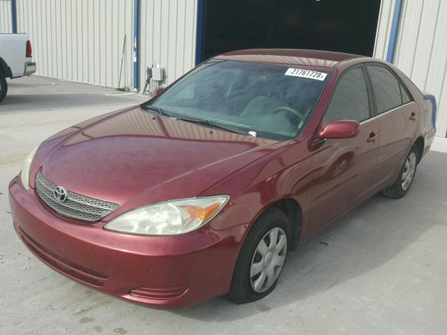 4T1BE32K04U272360 - 2004 TOYOTA CAMRY LE RED photo 2