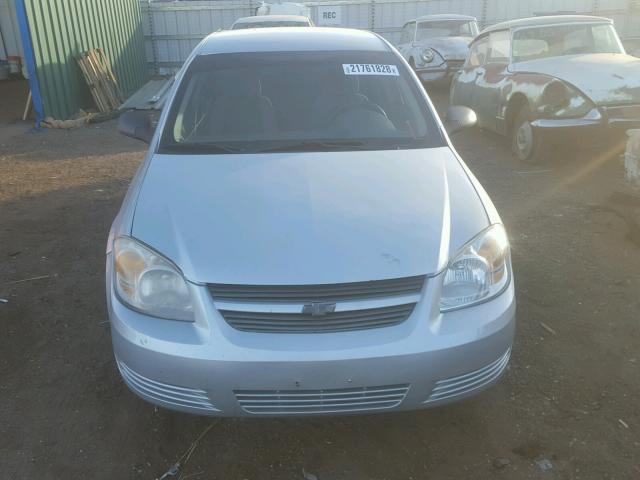 1G1AK55F077197559 - 2007 CHEVROLET COBALT LS SILVER photo 9