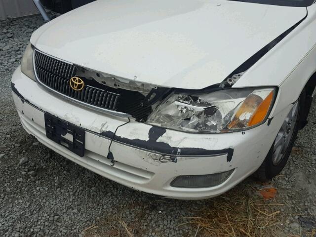 4T1BF28B4YU088382 - 2000 TOYOTA AVALON XL WHITE photo 9