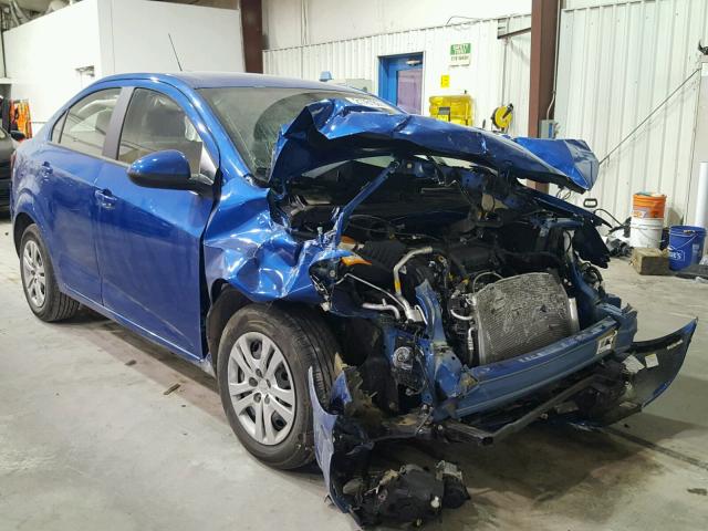 1G1JB5SH2H4156553 - 2017 CHEVROLET SONIC LS 蓝色 照片 1