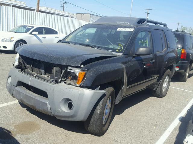 5N1AN08U47C523765 - 2007 NISSAN XTERRA OFF BLACK photo 2