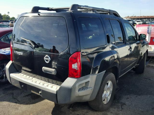 5N1AN08U47C523765 - 2007 NISSAN XTERRA OFF BLACK photo 4