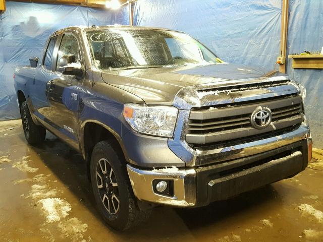 5TFUY5F13EX398231 - 2014 TOYOTA TUNDRA DOU GRAY photo 1