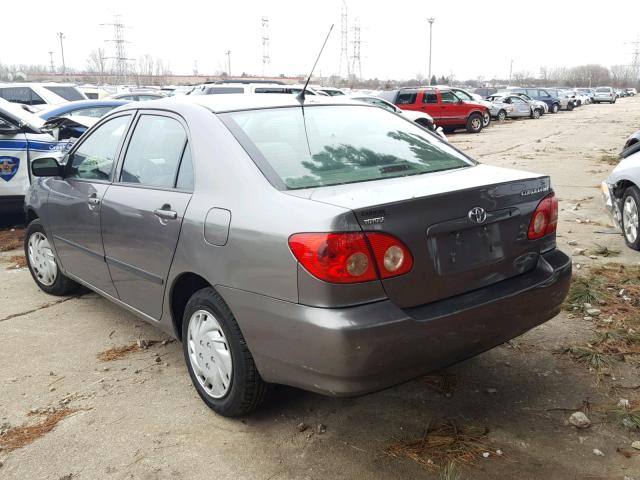 1NXBR32E87Z890772 - 2007 TOYOTA COROLLA CE GRAY photo 3