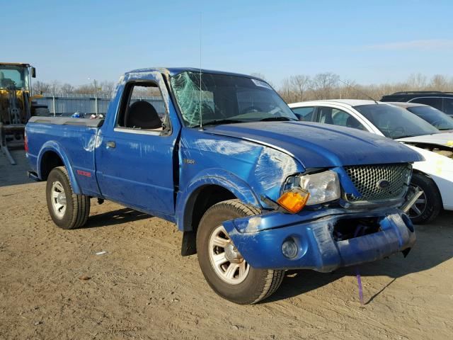 1FTYR10UX1PB14209 - 2001 FORD RANGER BLUE photo 1