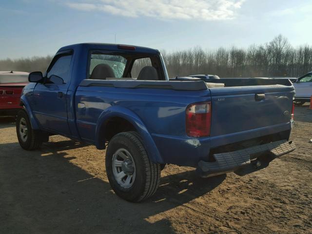 1FTYR10UX1PB14209 - 2001 FORD RANGER BLUE photo 3