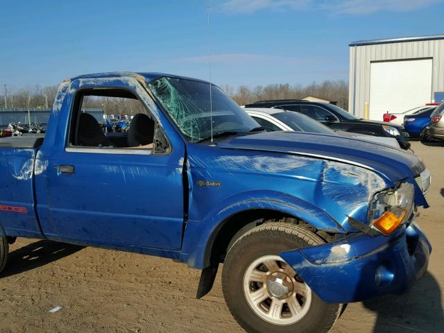 1FTYR10UX1PB14209 - 2001 FORD RANGER BLUE photo 9