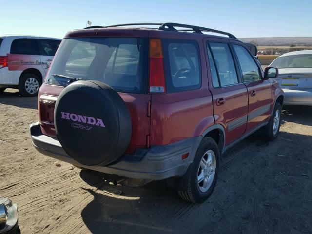 JHLRD1767WC044423 - 1998 HONDA CR-V EX RED photo 4