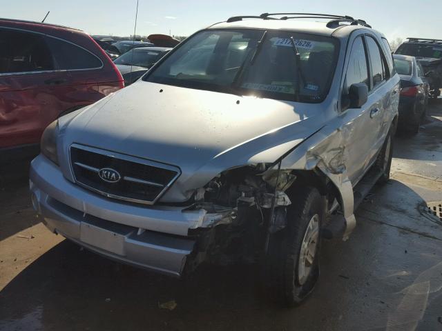 KNDJD733665545137 - 2006 KIA SORENTO EX SILVER photo 2