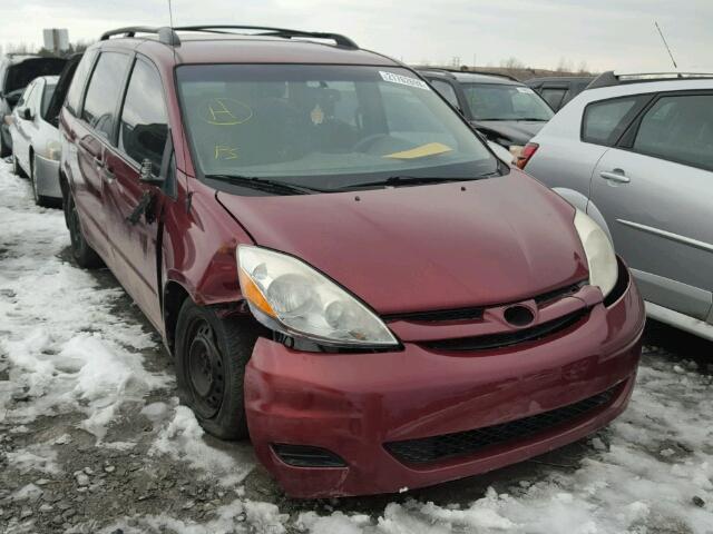 5TDZK29C68S153145 - 2008 TOYOTA SIENNA CE RED photo 1