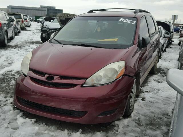 5TDZK29C68S153145 - 2008 TOYOTA SIENNA CE RED photo 2