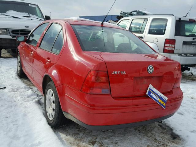 3VWRK69MX3M151484 - 2003 VOLKSWAGEN JETTA GL RED photo 3