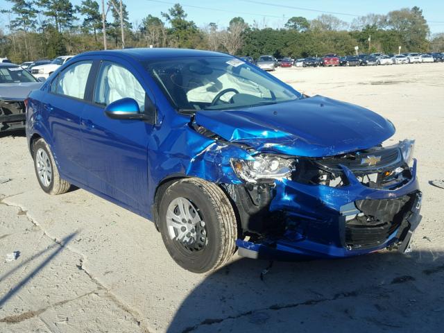1G1JB5SH0H4156955 - 2017 CHEVROLET SONIC LS 蓝色 照片 1