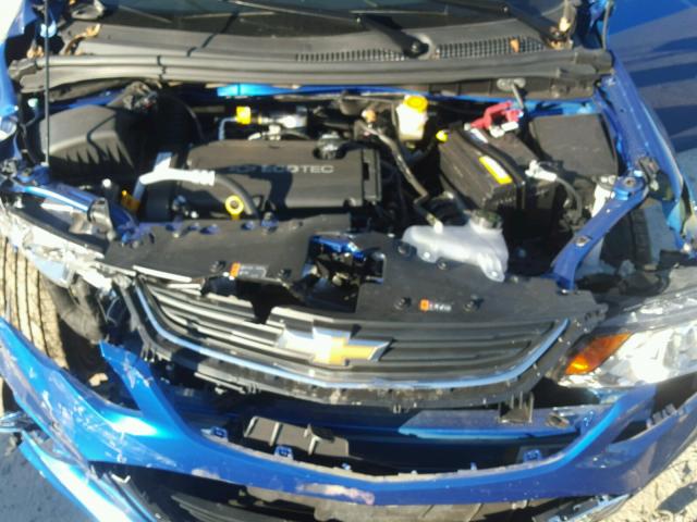 1G1JB5SH0H4156955 - 2017 CHEVROLET SONIC LS BLUE photo 7