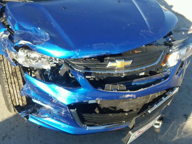 1G1JB5SH0H4156955 - 2017 CHEVROLET SONIC LS 蓝色 照片 9