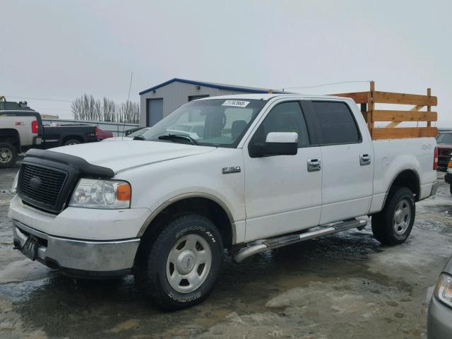 1FTRW14W98FB52684 - 2008 FORD F150 SUPER WHITE photo 2